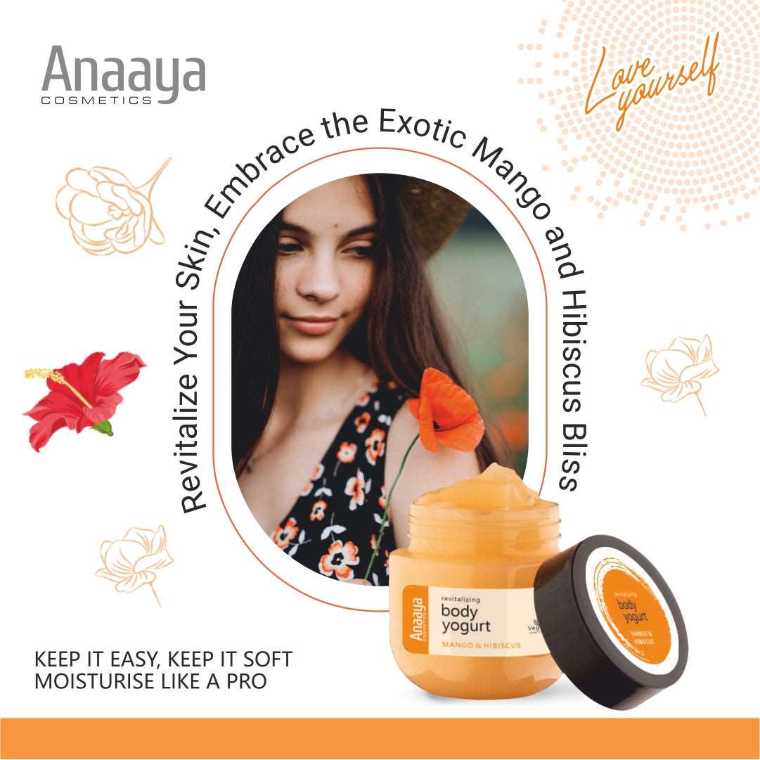 Revitalize & Renew Combo: Anaaya Body Yogurt Mango & Hibiscus paired with Nano White Face Wash, enriched with Kojic, Niacinamide & Alpha Arbutin for daily use. Perfect pH balance and oil control.