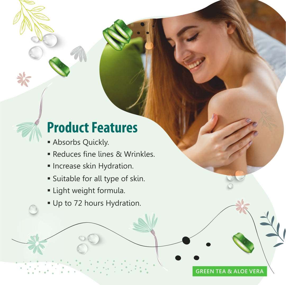 Anaaya Green tea & Aloevera Body Yogurt with Nano White  2 % Salicylic, 1 % Glycolic green tea Face Wash | Reduce Blackheads, Wrinkles, Acne | Daily Moisturizer & Perfect pH Oil Control