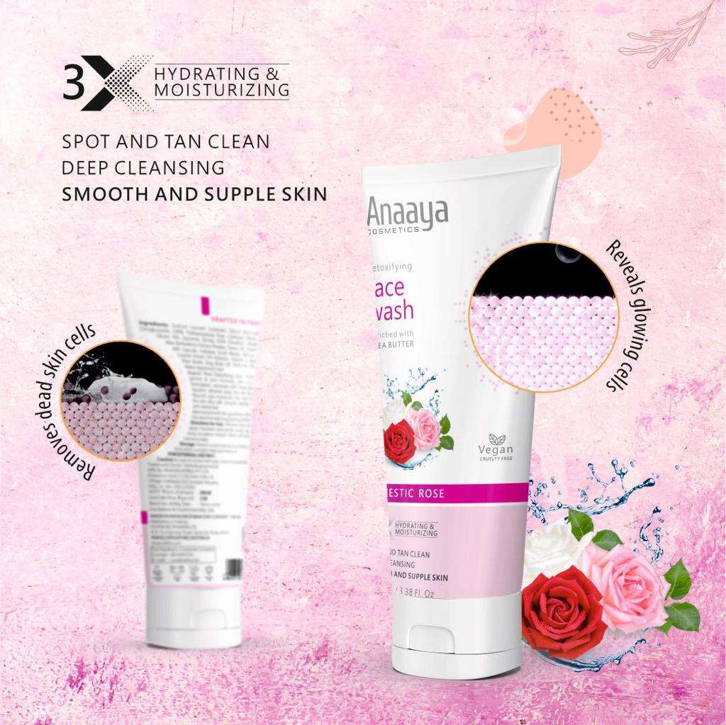 Detoxifying Majestic Rose Face Wash